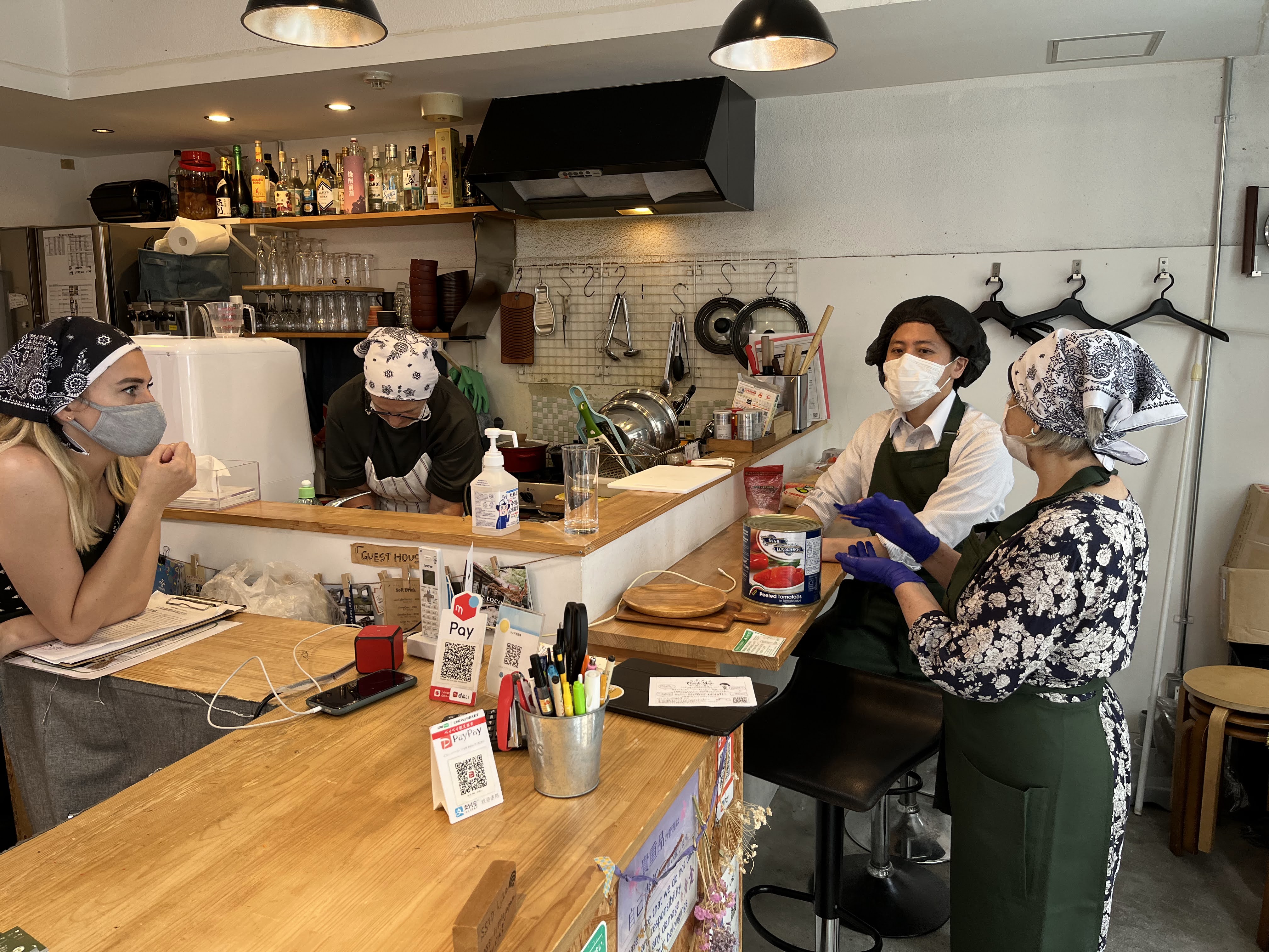 店長さんとマリアおばあちゃん