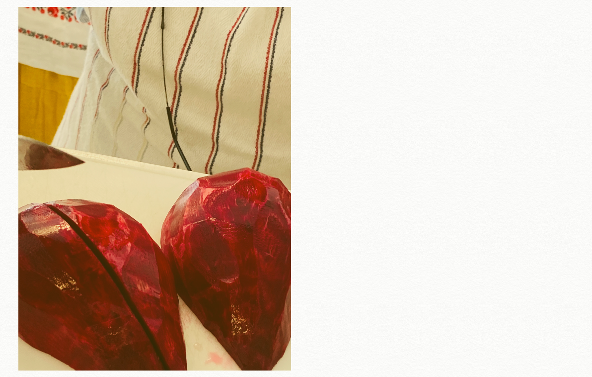 カットしたビーツ